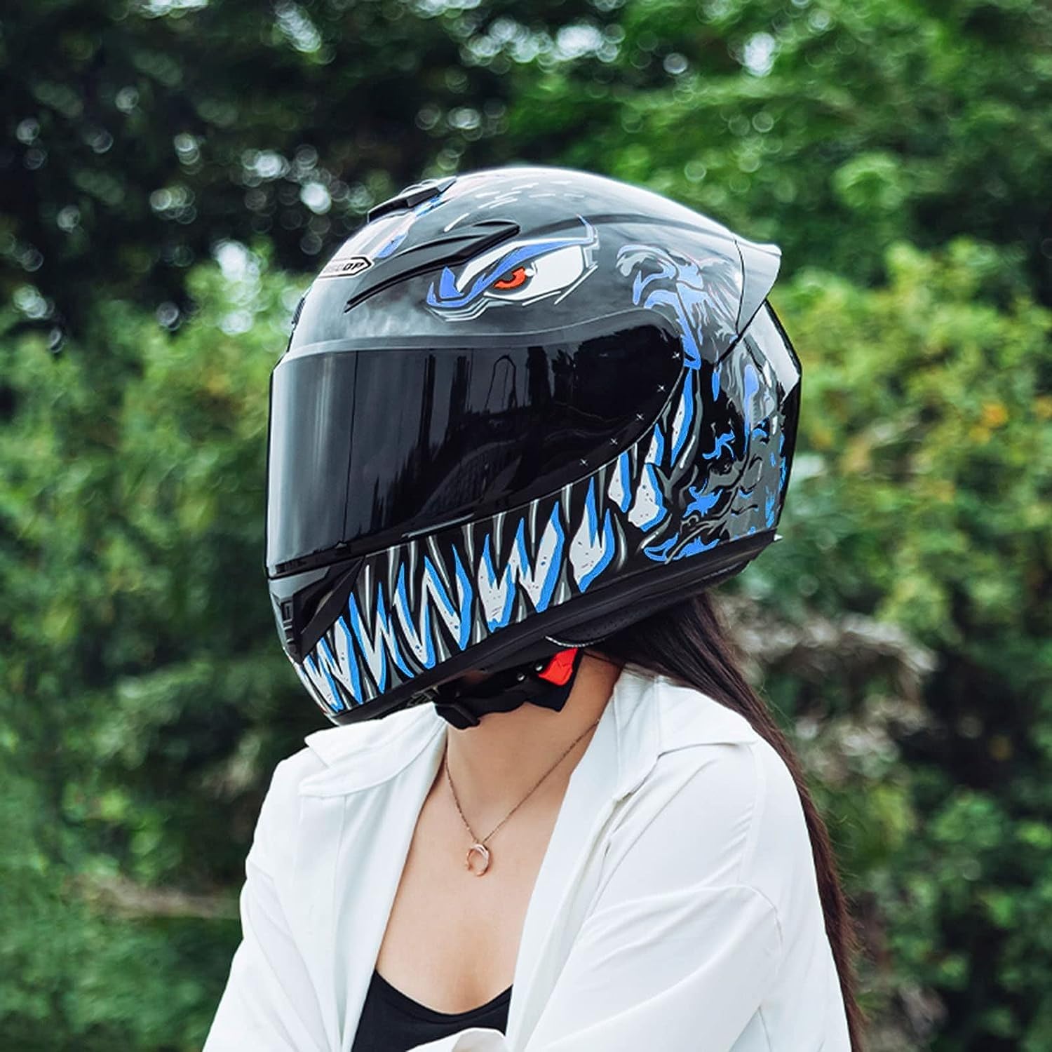 バイクヘルメット超特価出品！ オートバイヘルメット < L> Amazon.co.jp: フルフェイスオートバイヘルメットファスト